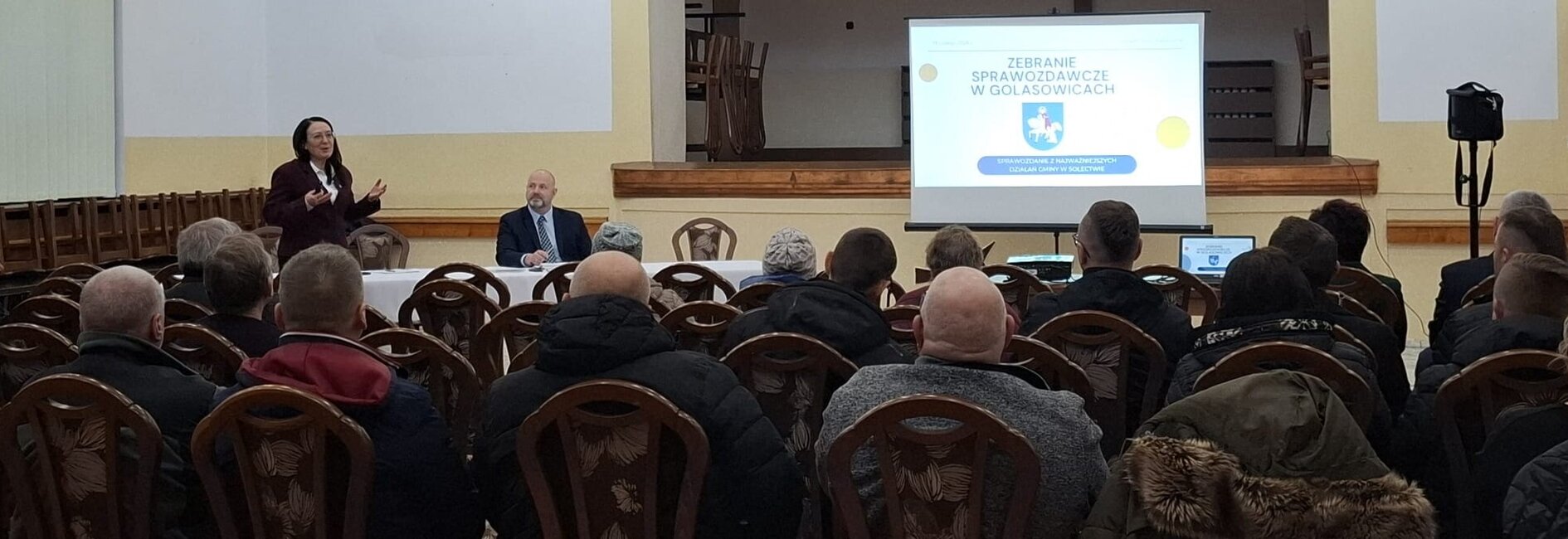 Zebranie wiejskie w Golasowicach – inwestycje, bezpieczeństwo, wnioski mieszkańców