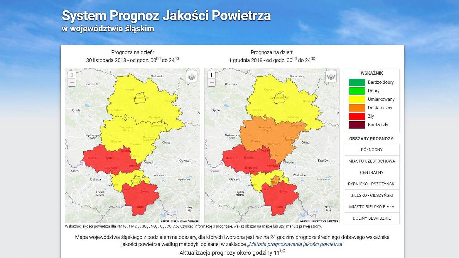 Alarm Smogowy Urząd Gminy Pawłowice 4730