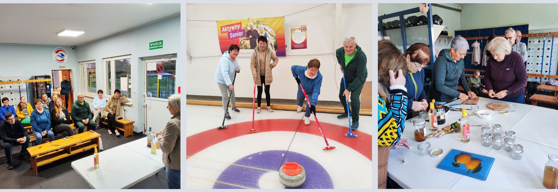 Curling miodem płynący